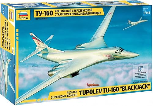 Zvezda modelos Tupolev tu-160 "Blackjack Modelo Kit