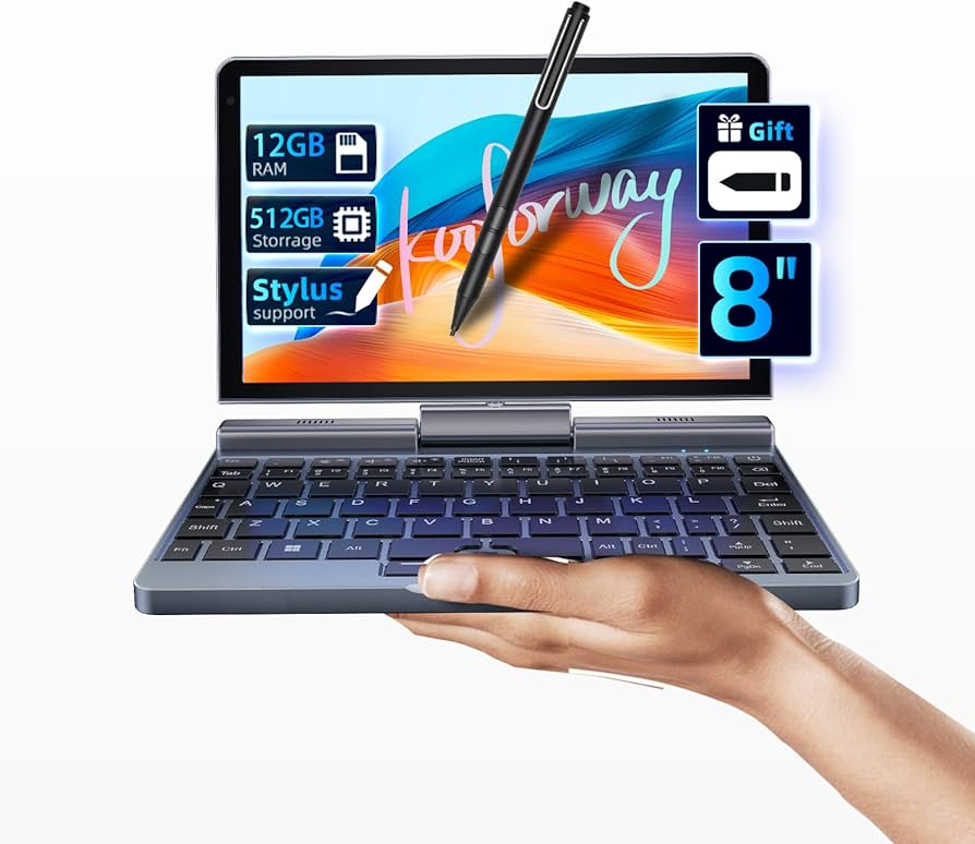 新品　KOOFORWAY 8インチ ミニノートパソコン　12GB Amazon.com: KOOFORWAY 8 Inch Utral Pocket Pc Touchscreen