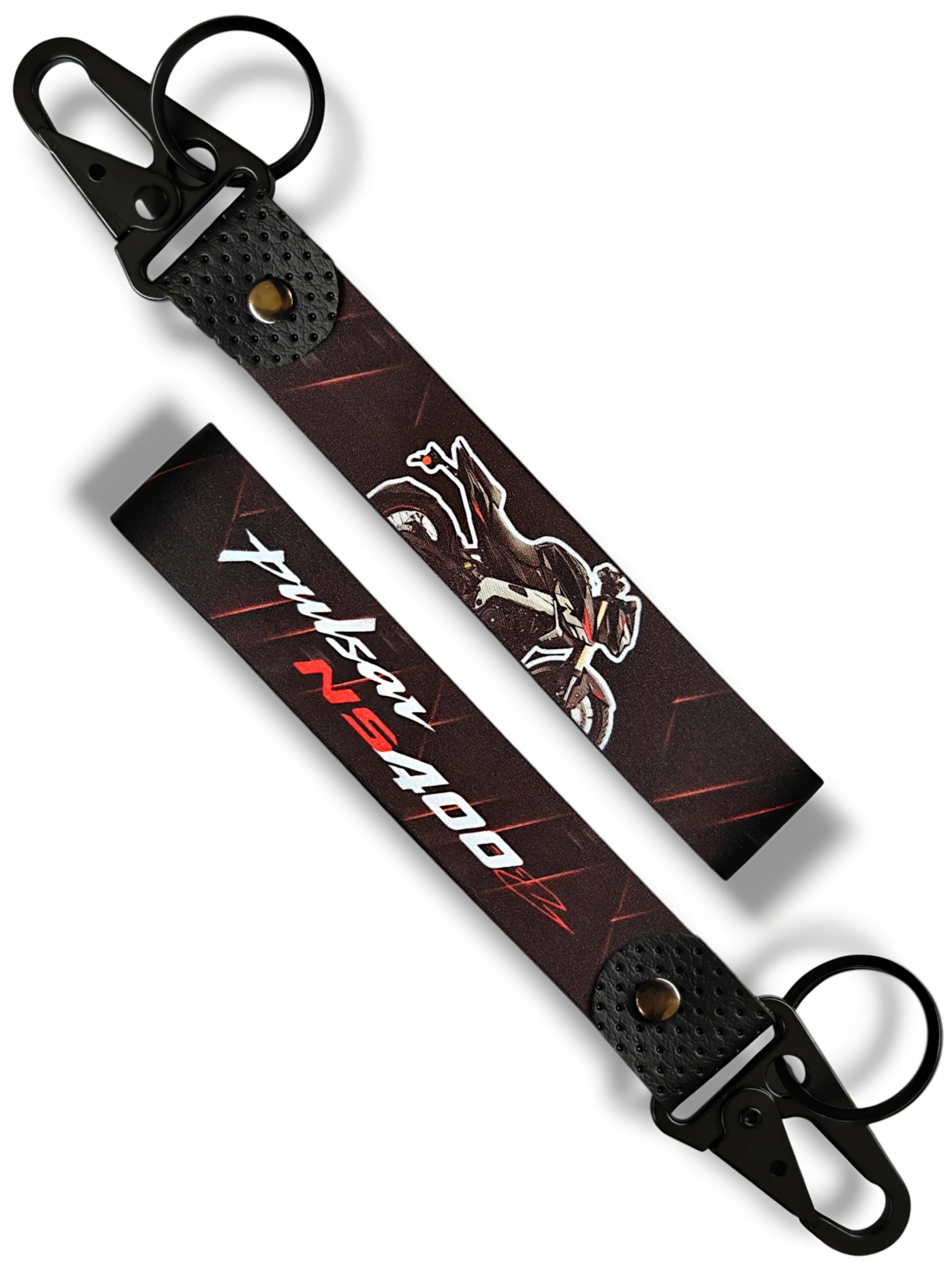 HIGH OCTANE NS 400Z keychain black colour bike with snap hook and ring-image-12