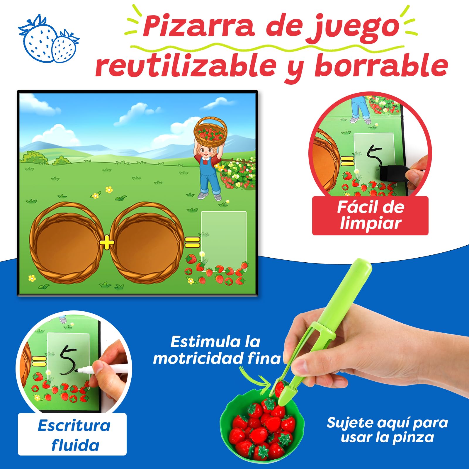 Broytain Juegos de mesa de matemáticas para niños con poppers de dados, juguetes educativos para contar, sumar y restar, juegos de motricidad fina, juegos de dados para jardín de infantes y hogar