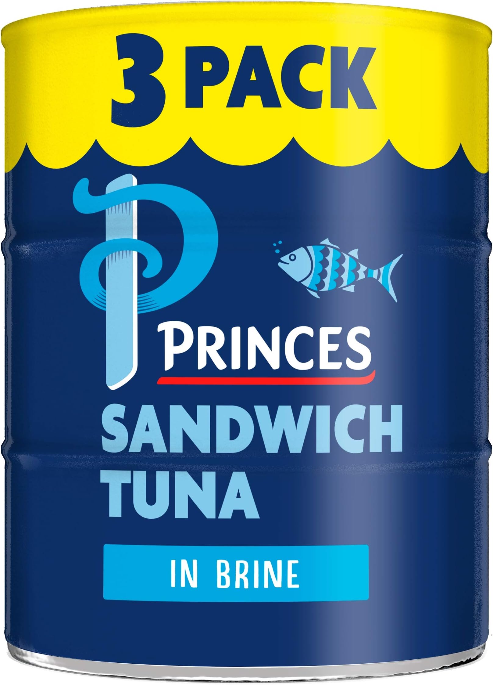 Princes Sandwich Tuna Brine, 3x140g