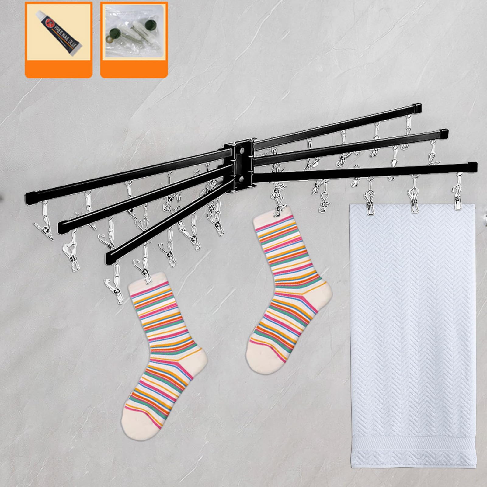 Stendibiancheria Per Biancheria Intima Stendibiancheria In Acciaio | Ganci E Mollette Resistente Antiruggine Per Lavanderia Intimo Reggiseno Viaggio Casa