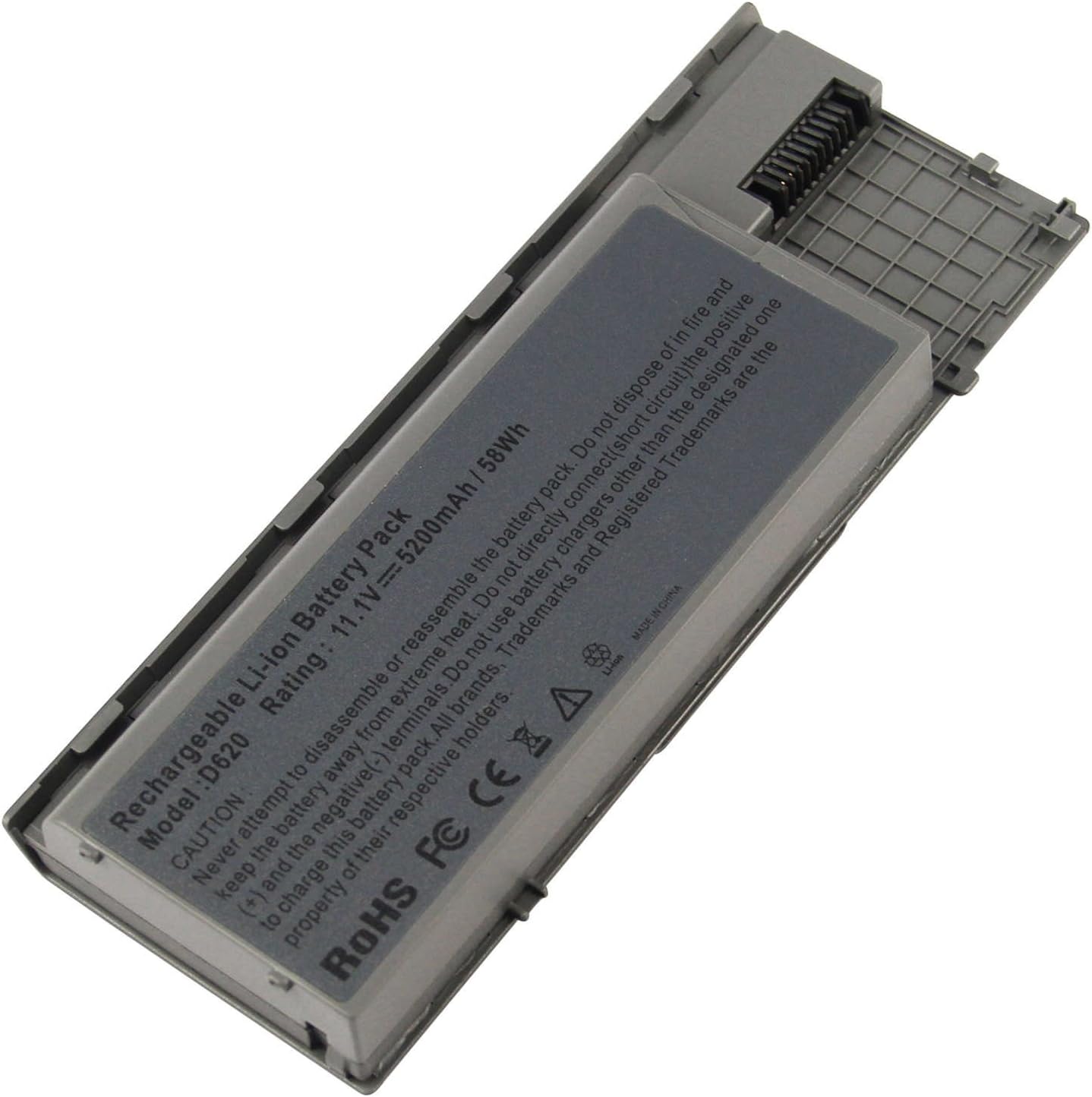 INC 5200mAh Laptop Battery Replacement for Dell Latitude D620 D630 D630c D631 Series
