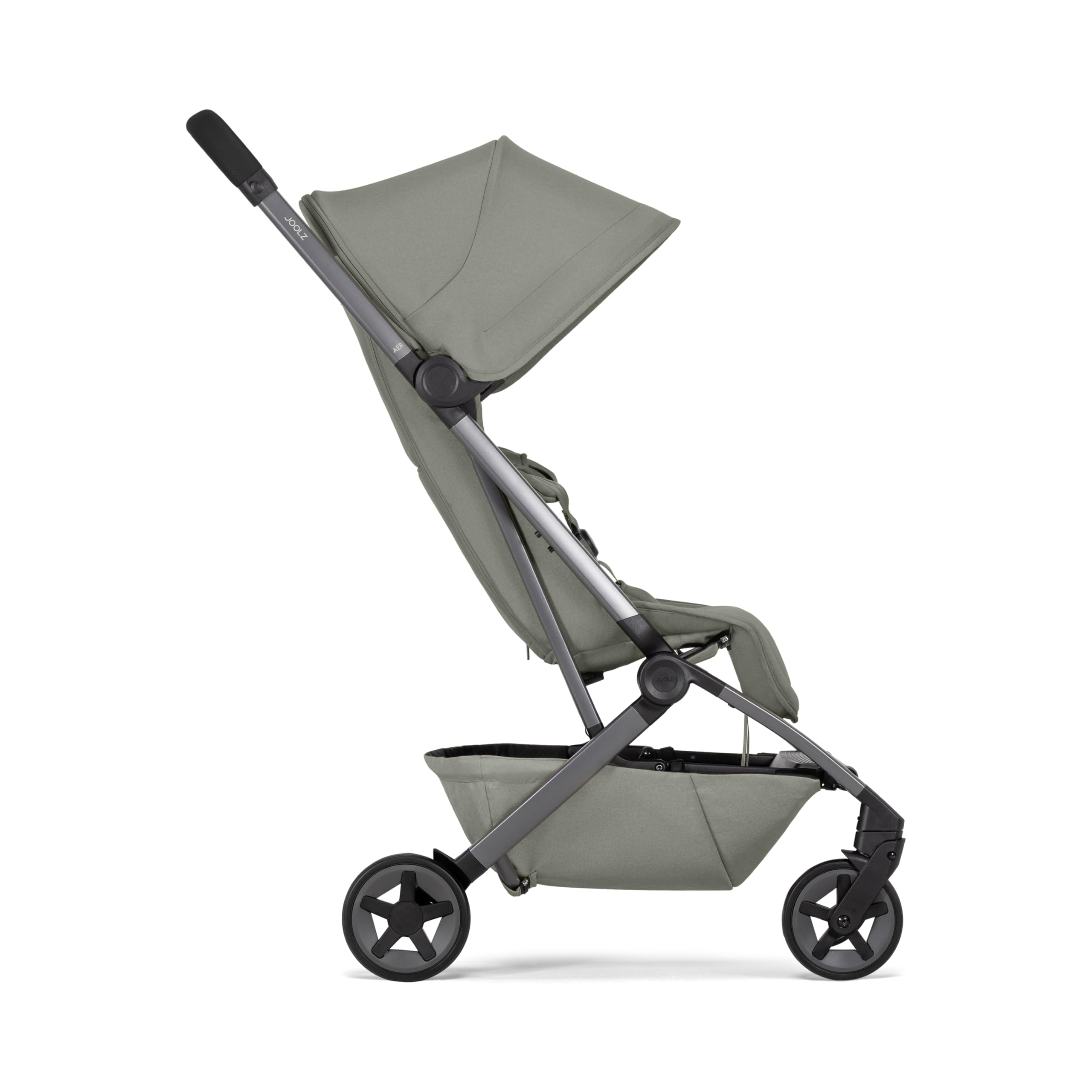 Joolz Aer2 Cochecito de Bebé Ligero y Silla de Paseo de Viaje – Compacta y Plegable con una Mano, Asiento Reclinable, Capota UPF 50+, Reposapiés Ajustable, Apta para Cabina de Avión - Sage green
