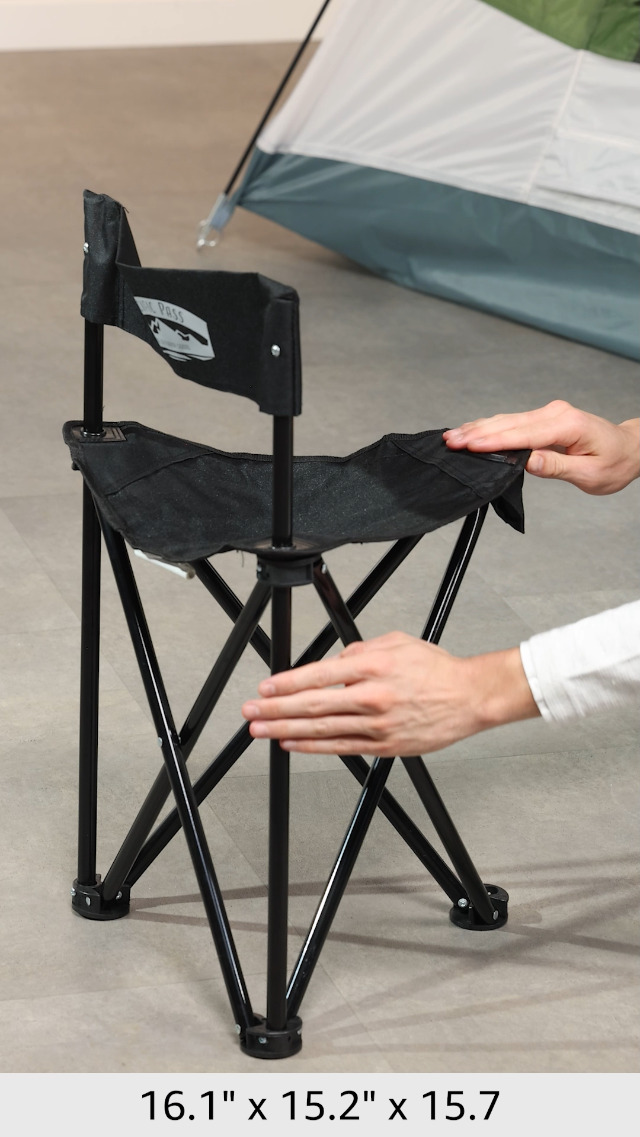 Amazon.com : Pacific Pass Lightweight Portable Tripod Camp Chair