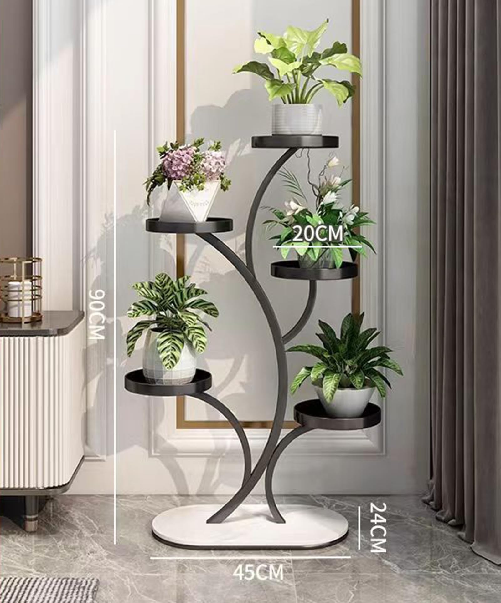 Amazon.co.jp: JBNCRYGD 植物スタンド 屋内 屋外 - 金属製植木鉢