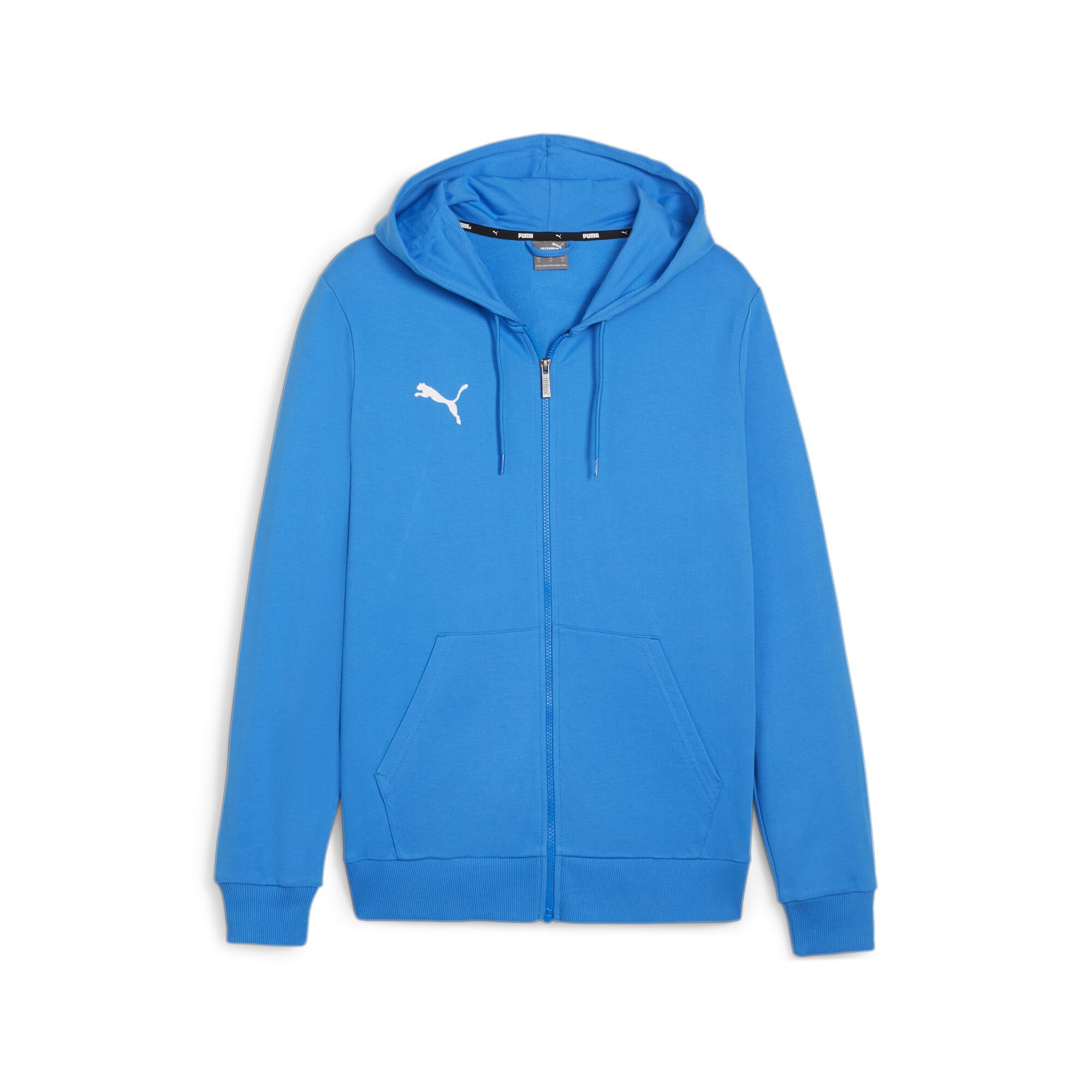 PUMA Mens Teamgoal Casuals Hooded Jacket Sweat, Ignite Blue-puma White, XXL EU