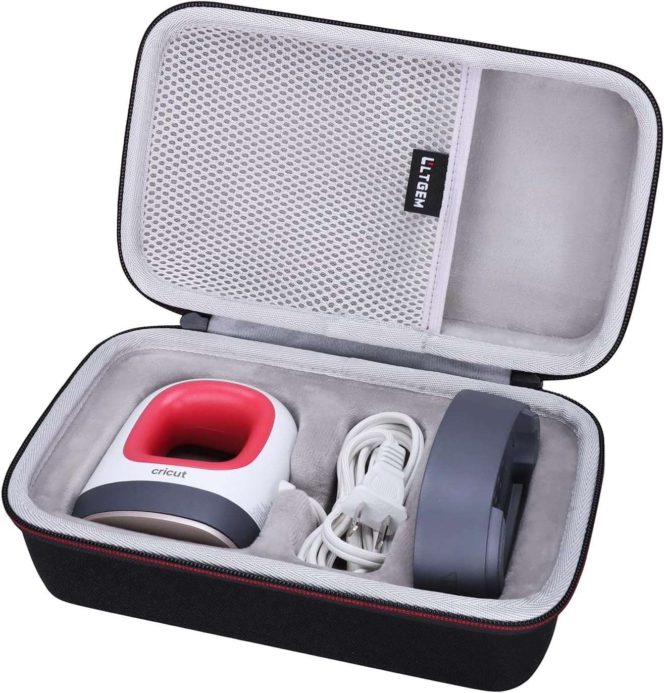 Case Compatible with Cricut EasyPress Mini/Mini™ LT Heat Press, Black+Gray