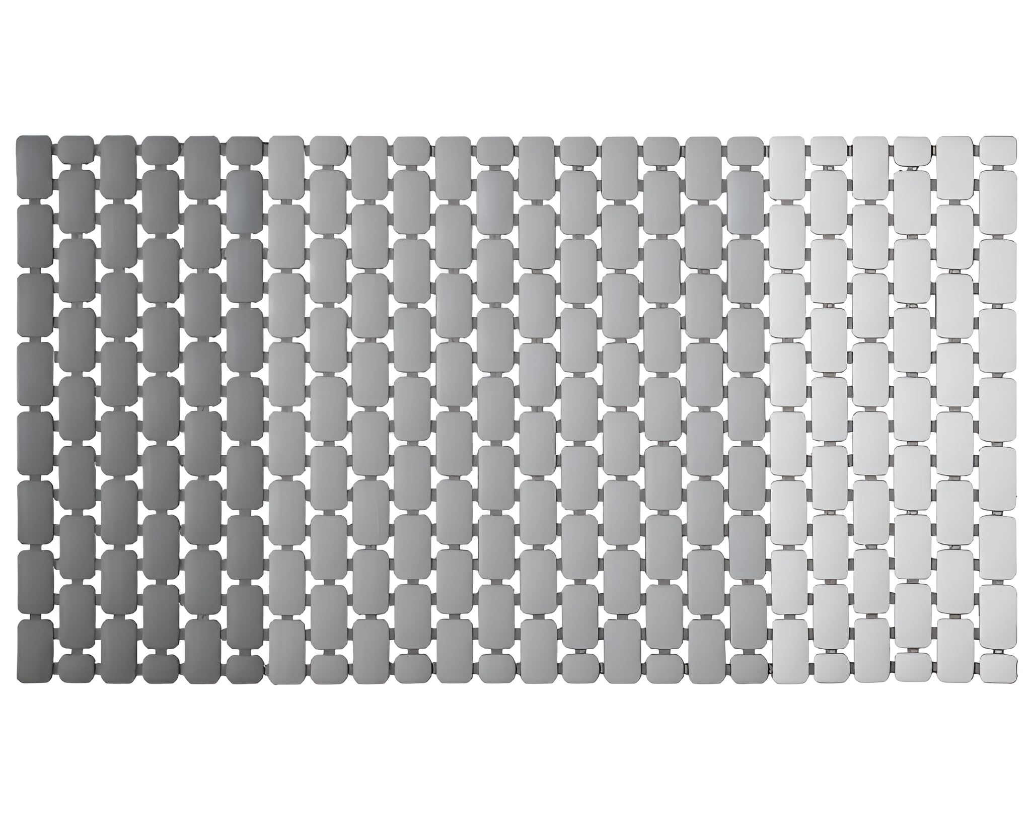 EVGREF Anti-Slip Rectangular PVC Bathroom Mat | Waterproof Non-Slip Shower & Bath Mat | Soft Foot Massage Floor Mat for Bathroom, Kitchen & Spa | Quick Drainage Anti-Skid (Cloudy Grey, 38x70 cm)-image-31
