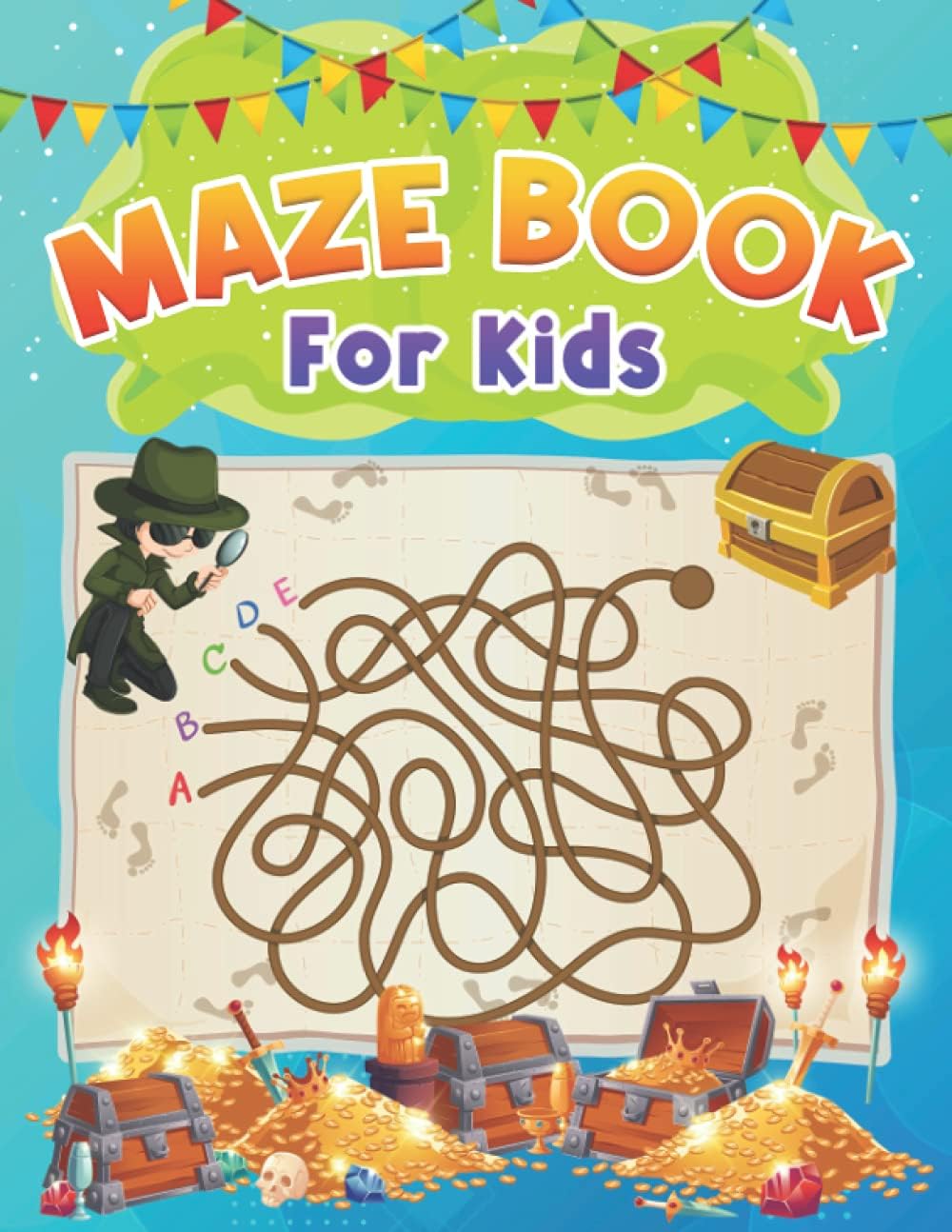 Maze Book For Kids: Big Mazes For Boys And Girls Of All Ages: Maze Activity Book And Game Book For Children With Exciting Maze Puzzles. Maze Book for ... Problem-Solving From Beginners To Advanced.