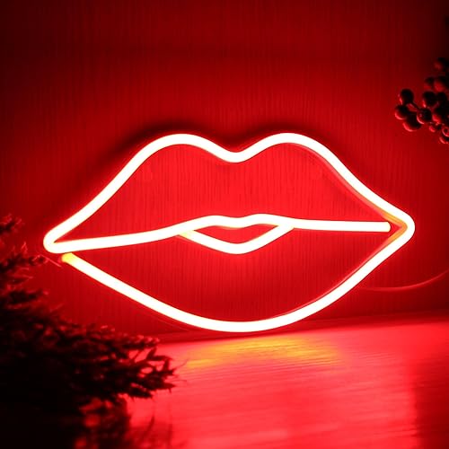 Miniatura 9 de AdvPro Lips Kiss Girl Room Flex Silicone LED Neon Sign - Naranja - st16s32-fnu0048-o