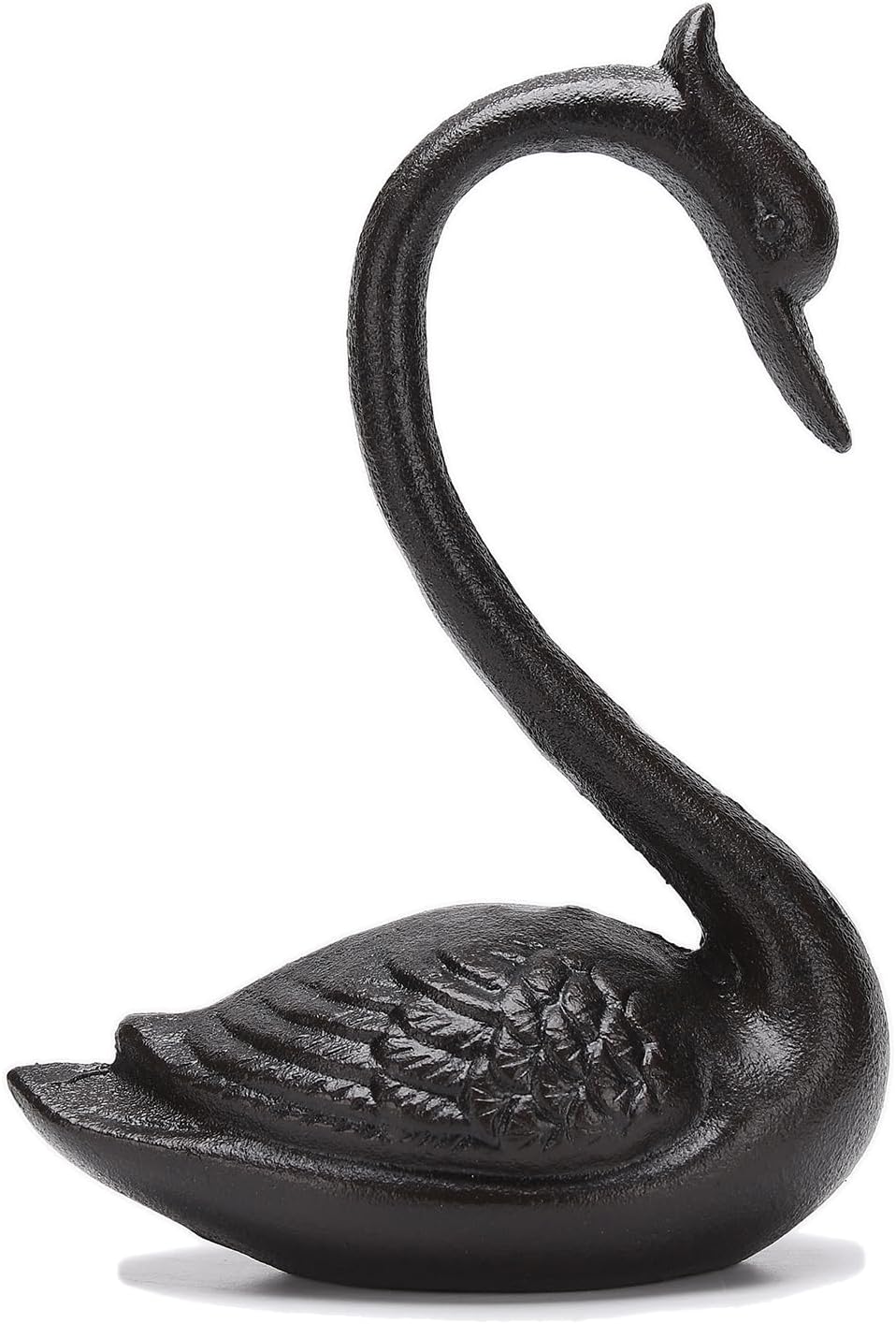 BRASSTAR Cast Iron Elegant Swan Garden Home Office Desk Decor Collection Animal Figurine Interior and Exterior Art Decoration TQGJPT528