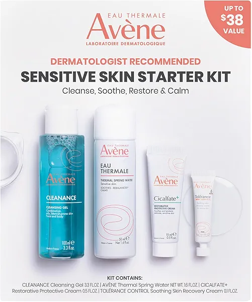 Avène Dermatologist Recommended Sensitive Skin Starter Kit