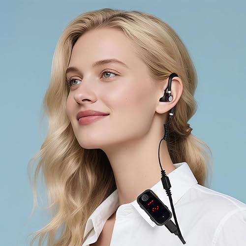 Miniatura 2 de Super Mini Walkie Talkies Pro con impermeable, radio bidireccional con auriculares para adultos, al aire libre, senderismo, béisbol, restaurante,