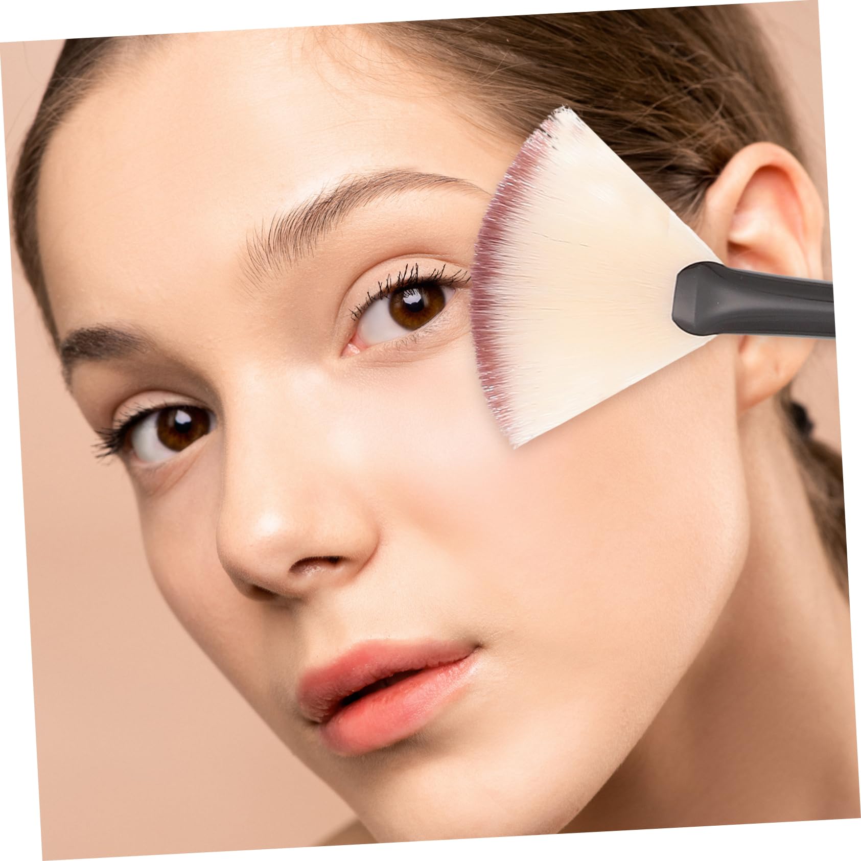 Housoutil 36pièces Pinceau De Maquillage Fibres Forme De Fan Pour Application De Masque Facial Et Soins Peau Pratique Et Facile à Utiliser