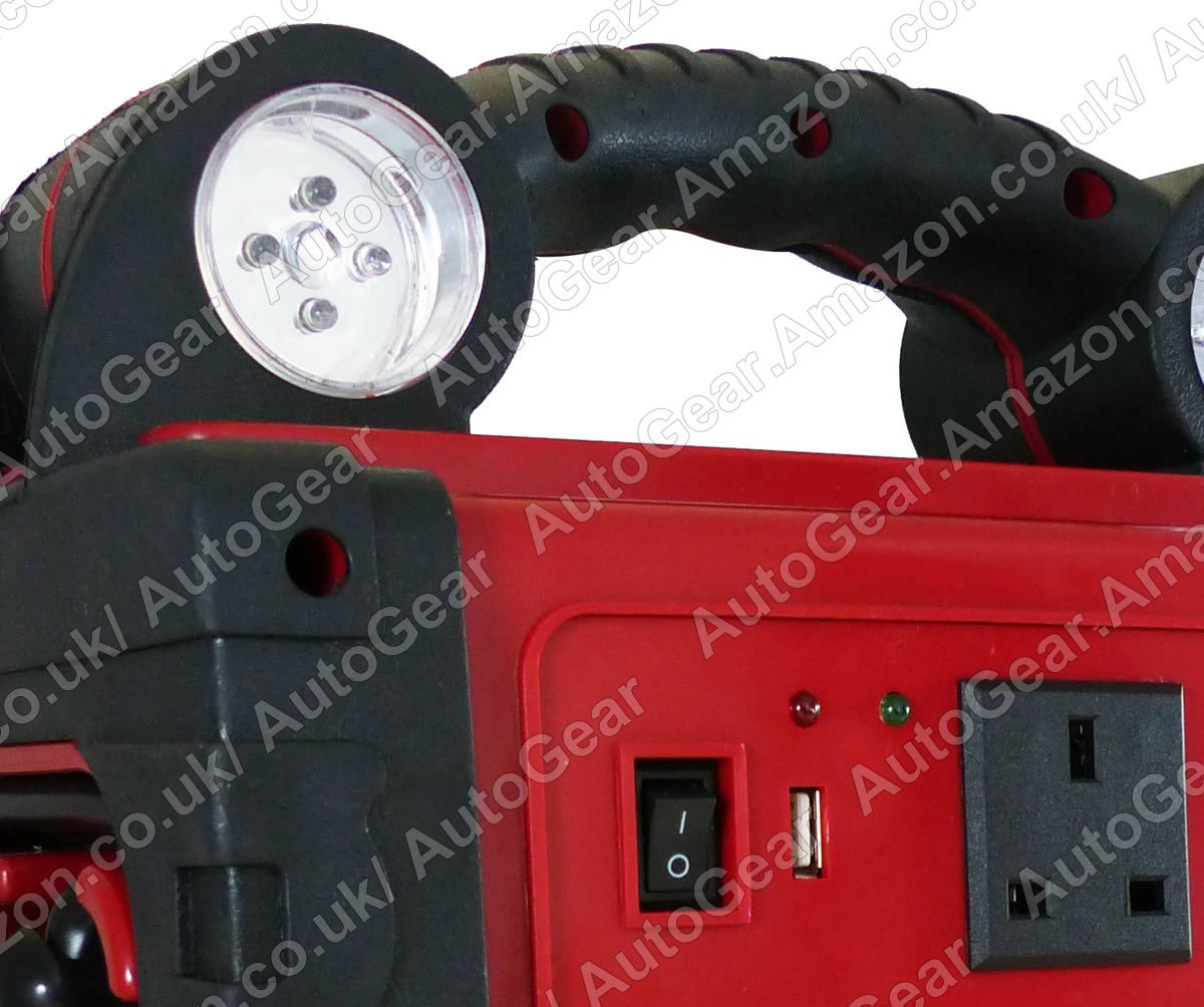 STW New Model 5in1 12v 900 Amps Portable Car Battery Jump Starter Air