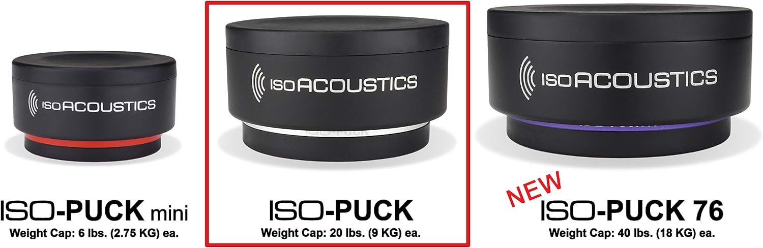 IsoAcoustics Iso-Puck Isolators, 8-Pack - Image 3