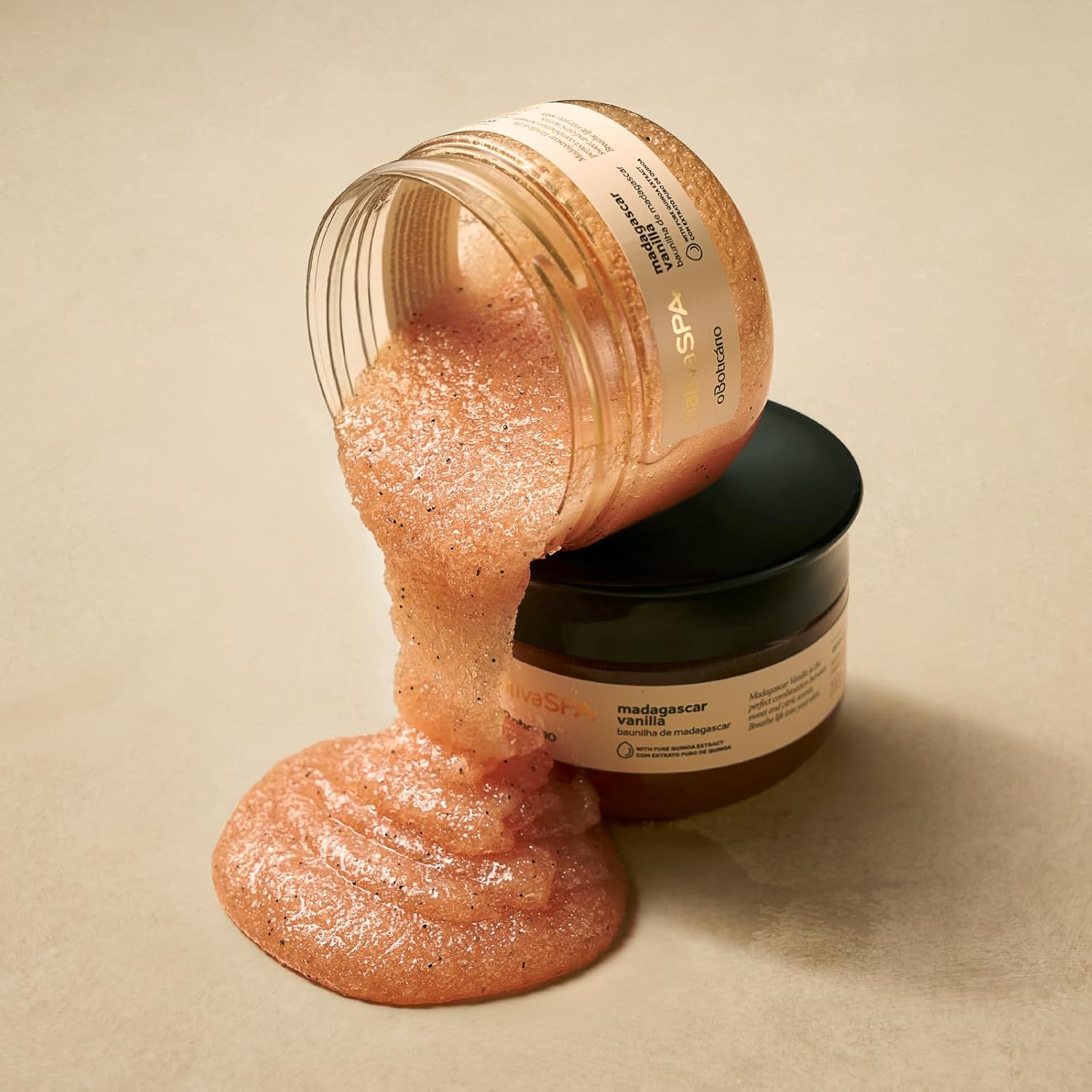 Nativa SPA by O Boticário Madagascar Vanilla Exfoliating Body Scrub, Hydrating & Anti Aging Gentle Exfoliator, 7 Ounce - Image 7