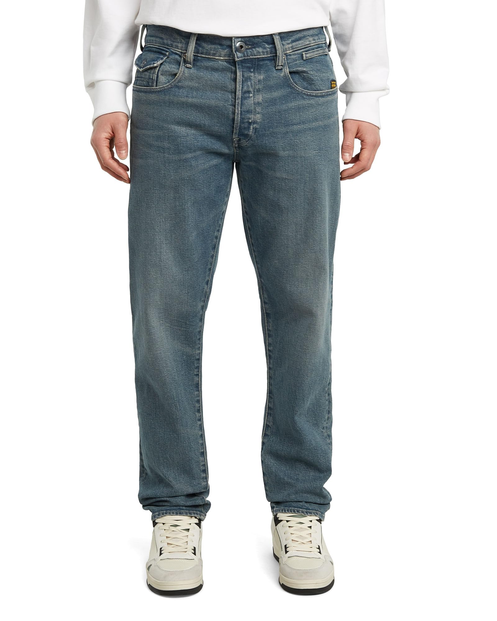 G-STAR Men's Morry FWD Regular Tapered Jeans, Blue (worn in glace D26141-D775-H139), 34W / 32L