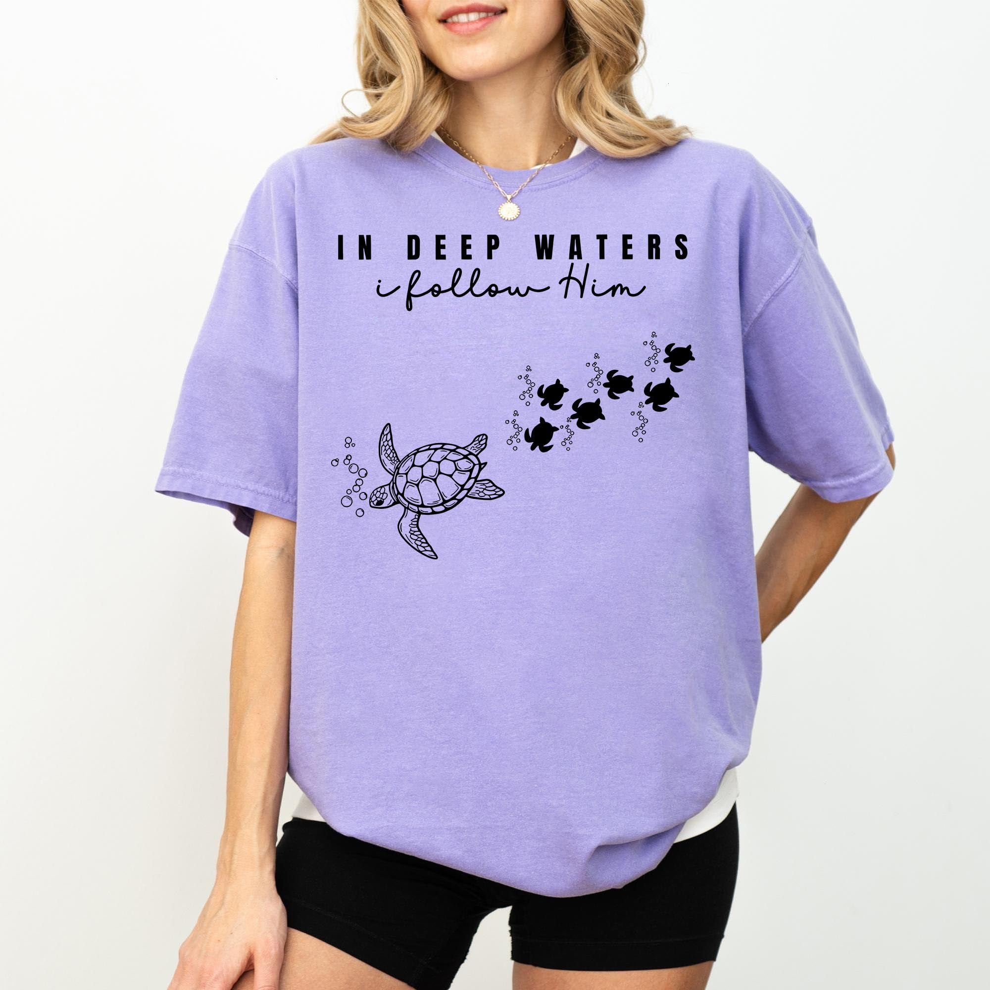 Vintage Christian Ocean Turtle Shirt &hellip;