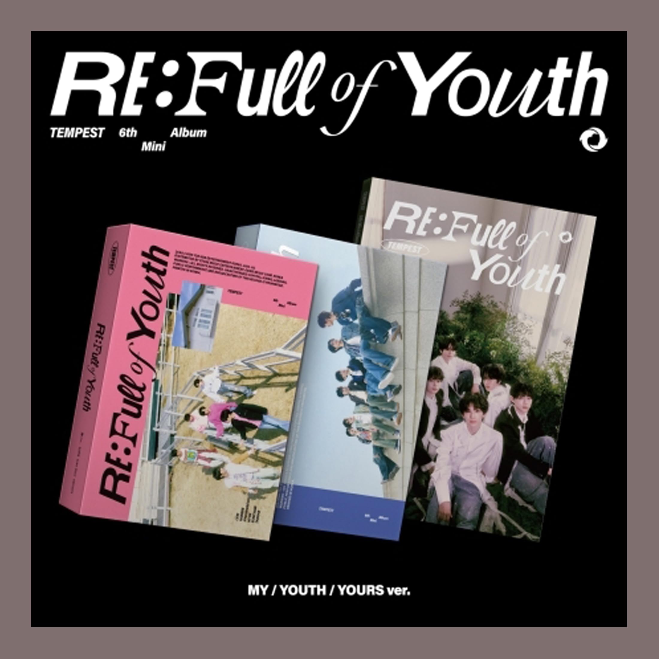 Tempest RE Full of Youth Photobook YOURS Ver. Mini Album Kpop