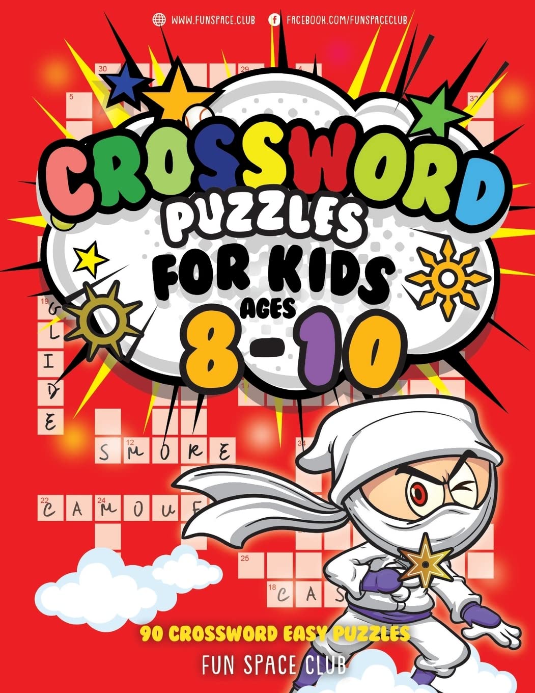 Crossword Puzzles for Kids Ages 8-10: 90 Crossword Easy Puzzle Books: 7 (Crossword and Word Search Puzzle Books for Kids)