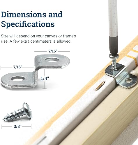 Miniatura 3 de Herramientas de enmarcar clips compensados de lona, paquete variado de 20 piezas de 3 tamaños diferentes de 18 pulgadas 14 pulgadas 12 pulgadas,