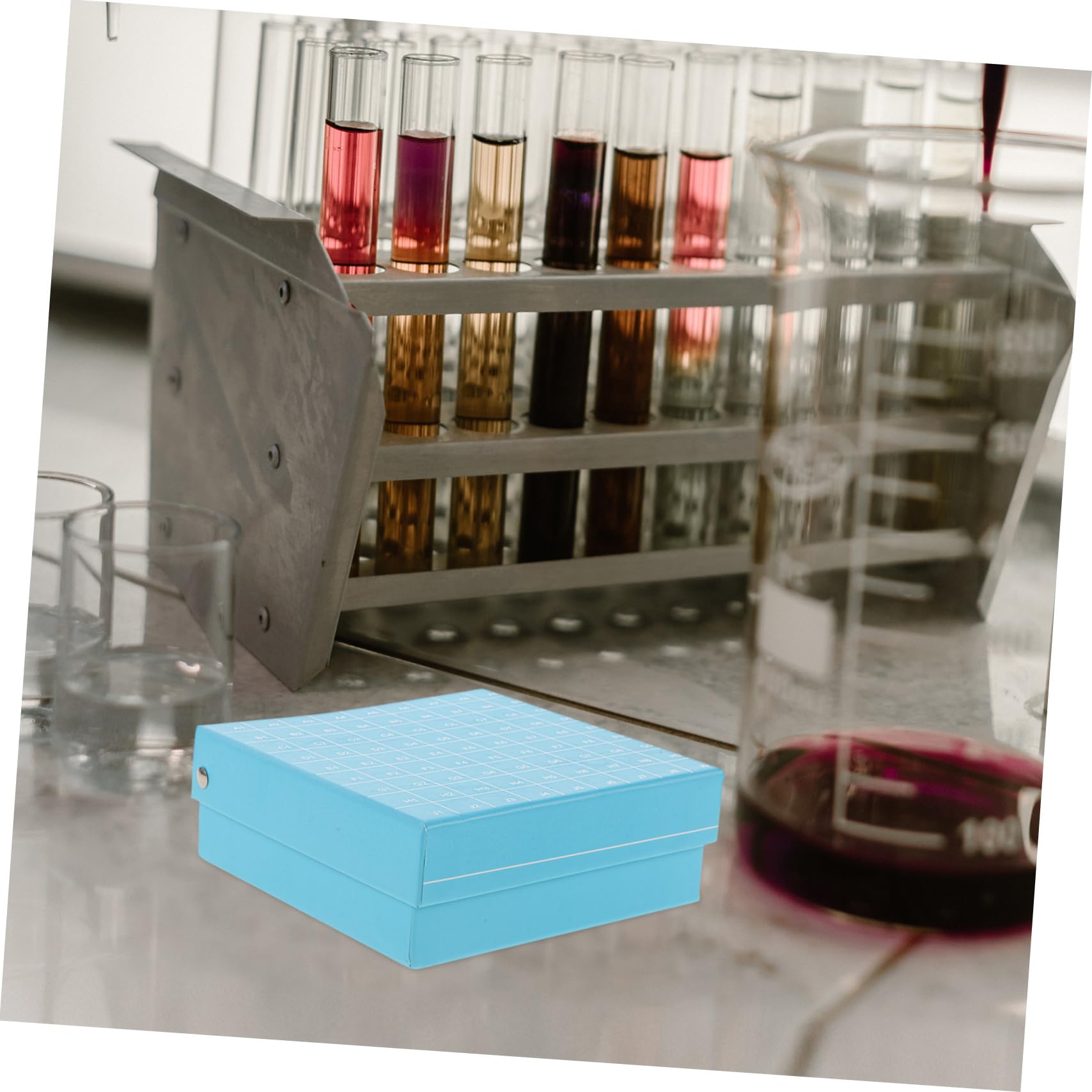 OUNONA 5stücke Box Für Mikrozentrifugenröhrchen Gefrierbox Mit Fächern Und Deckel Für Lagerung Von Proben Im Labor Und Sorgt Für Sichere Und Organisierte Aufbewahrung