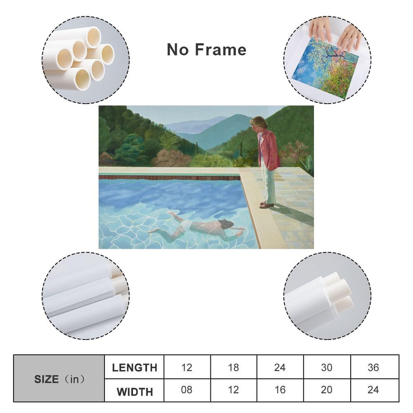 デビットホックニー アートポスター ペーパープール オフセットリト刷り 　希少品 Paper Pools David Hockney デイヴィッド・ホックニー – smokebooks shop
