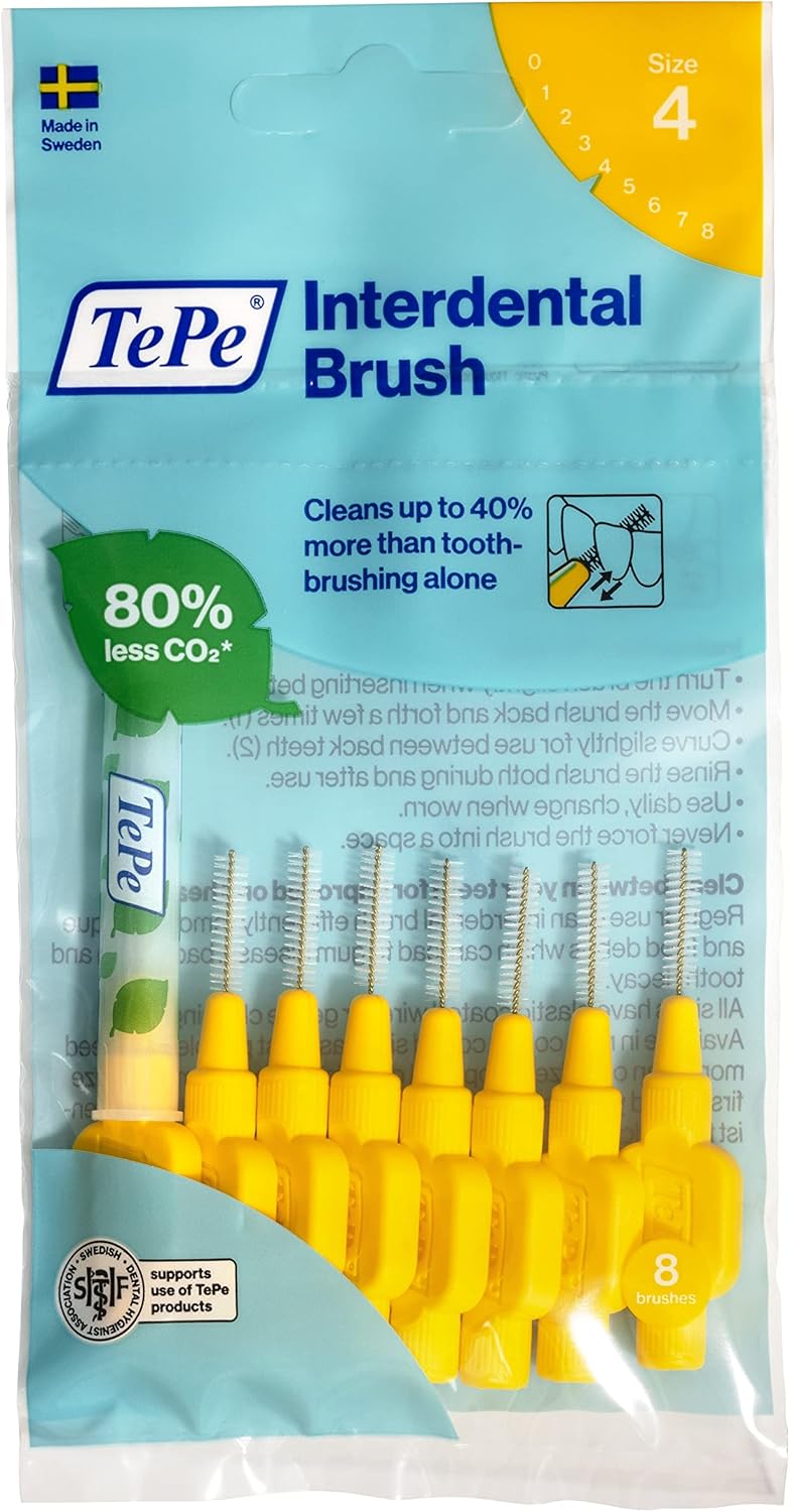 Buy TEPE Interdental Brushes Yellow Original 0.7mm Simple and effective