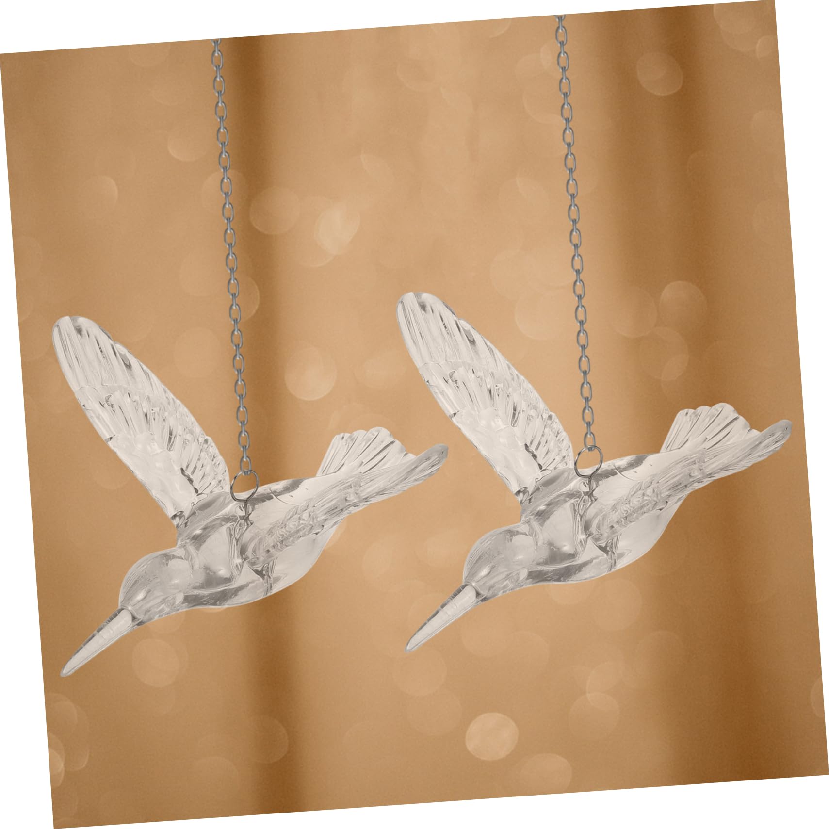 Zerodeko 20pezzi Decorazioni Appendere Uccelli Trasparenti Per Matrimonio e Feste Ornamenti Volanti Per Interni Ed Esterni Per Decorazioni Natalizie e Progetti Fai Da Te