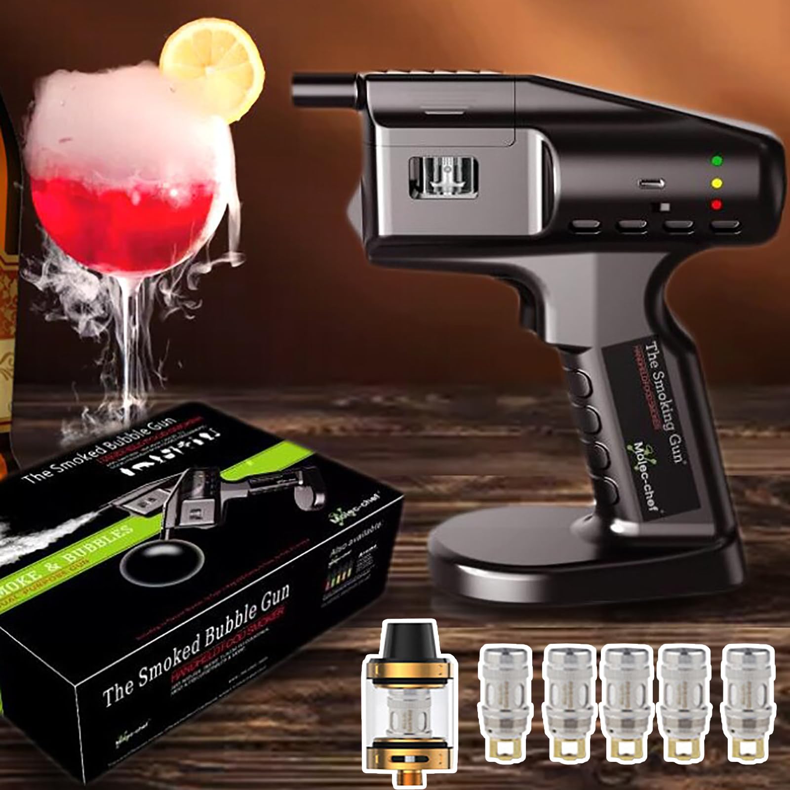ZILOOK Advanced Cocktail Bubble Machine, Molecular Gastronomy