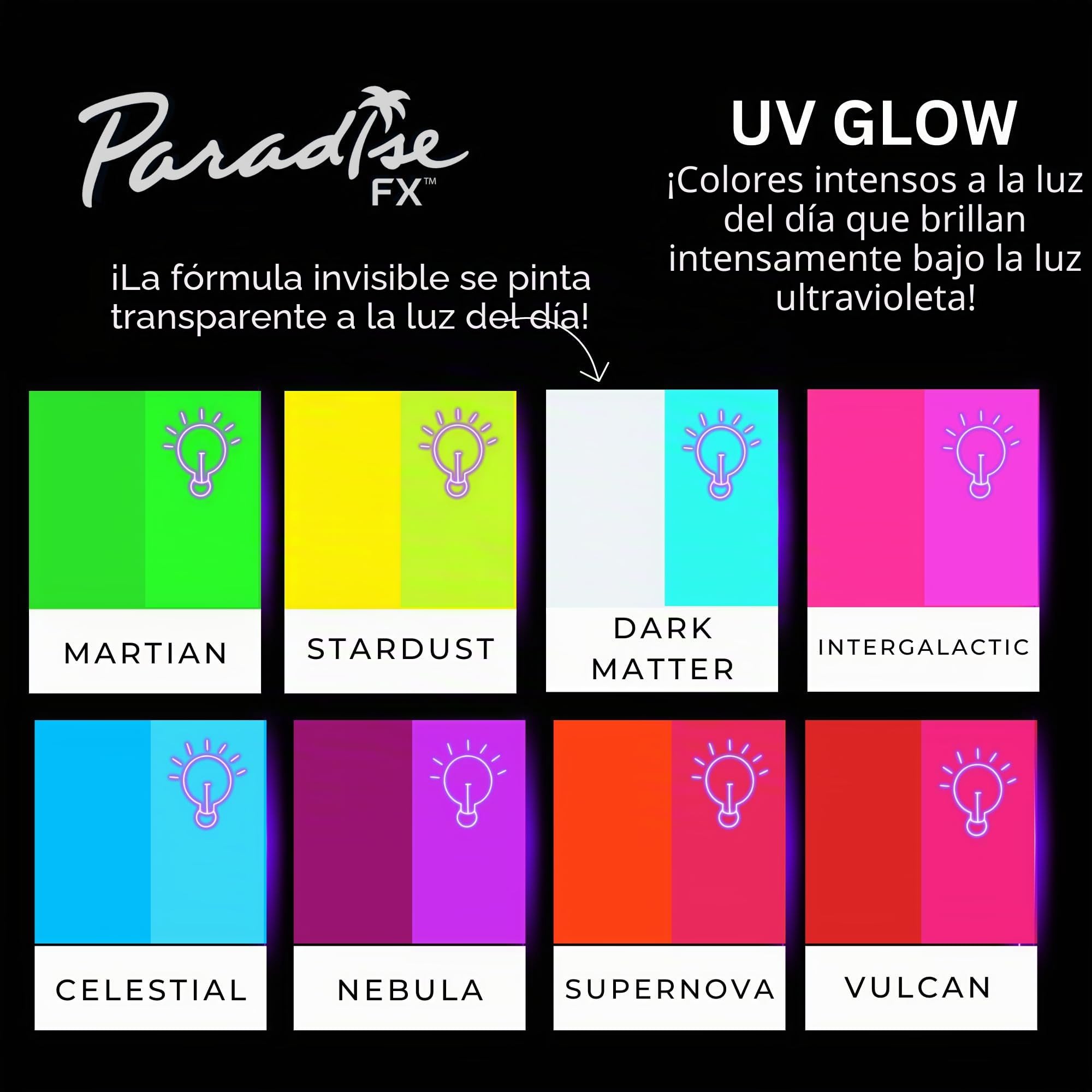Mehron Paradise Makeup AQ - UV - Dark Matter (40 gr)