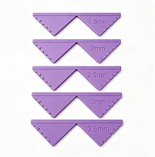 Bookbinding Corner Trimming Clip Set - Suitable for Diaries, scrapbooks, and Card Making., Purple