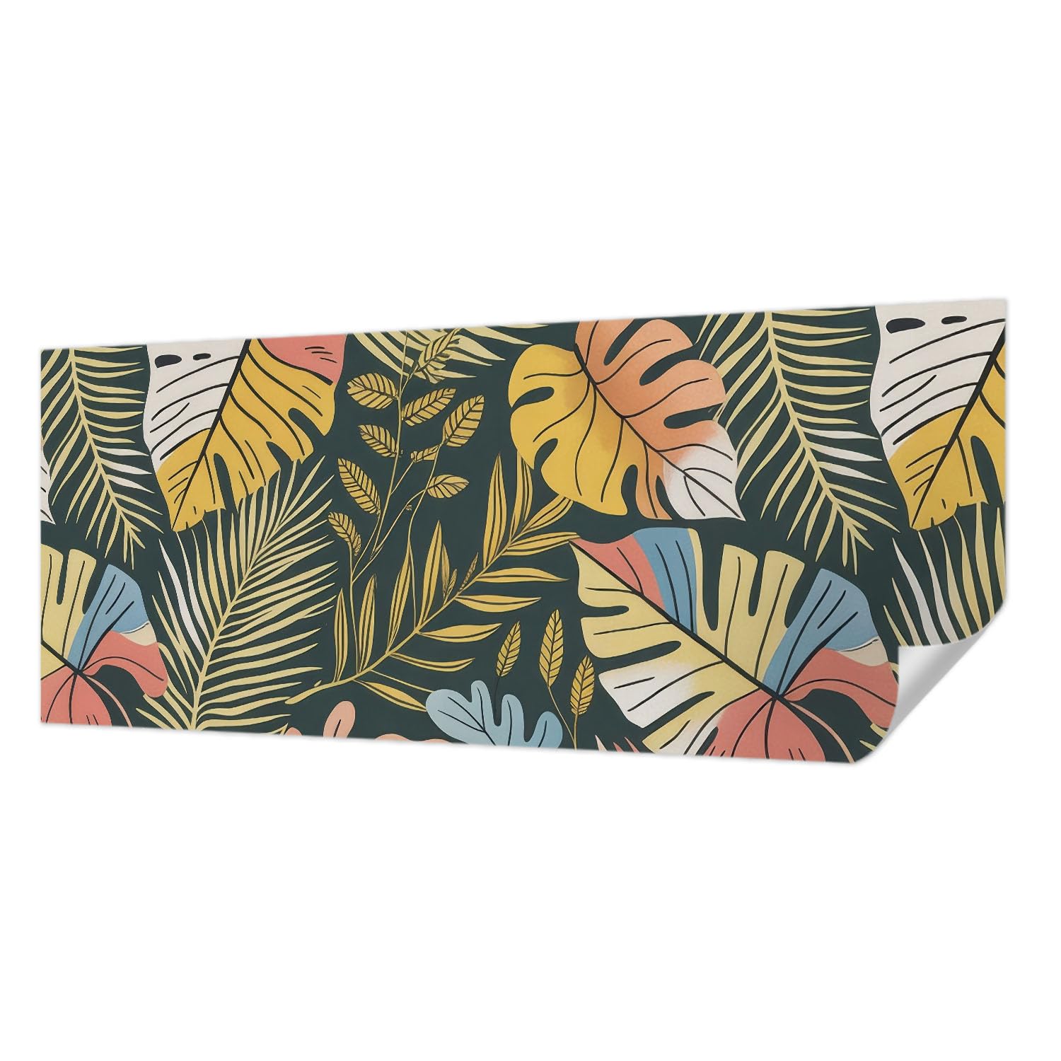 Papier peint adhésif panoramique haute qualité motif tropical