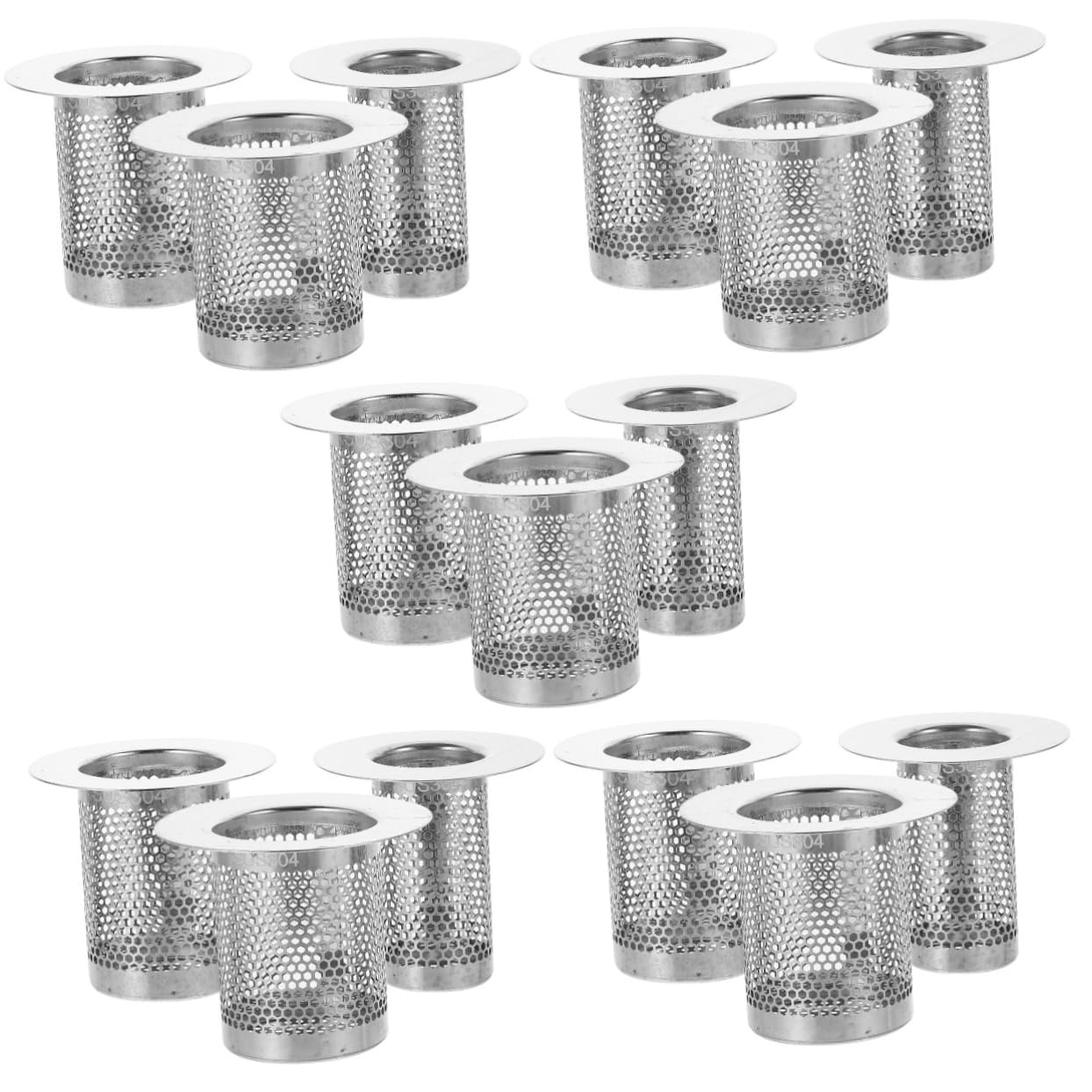 ARTIBETTER 5 Series Colector De Desagüe De La Cocina Colador De Desague Tapones Desague Fregadero Baño Hundir Colador De Drenaje del Fregadero De La Cocina Colector De Drenaje 3 Piezas X 5