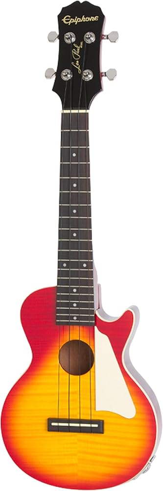 Amazon.co.jp: Epiphone Les Paul Ukulele Heritage Cherry Sunburst