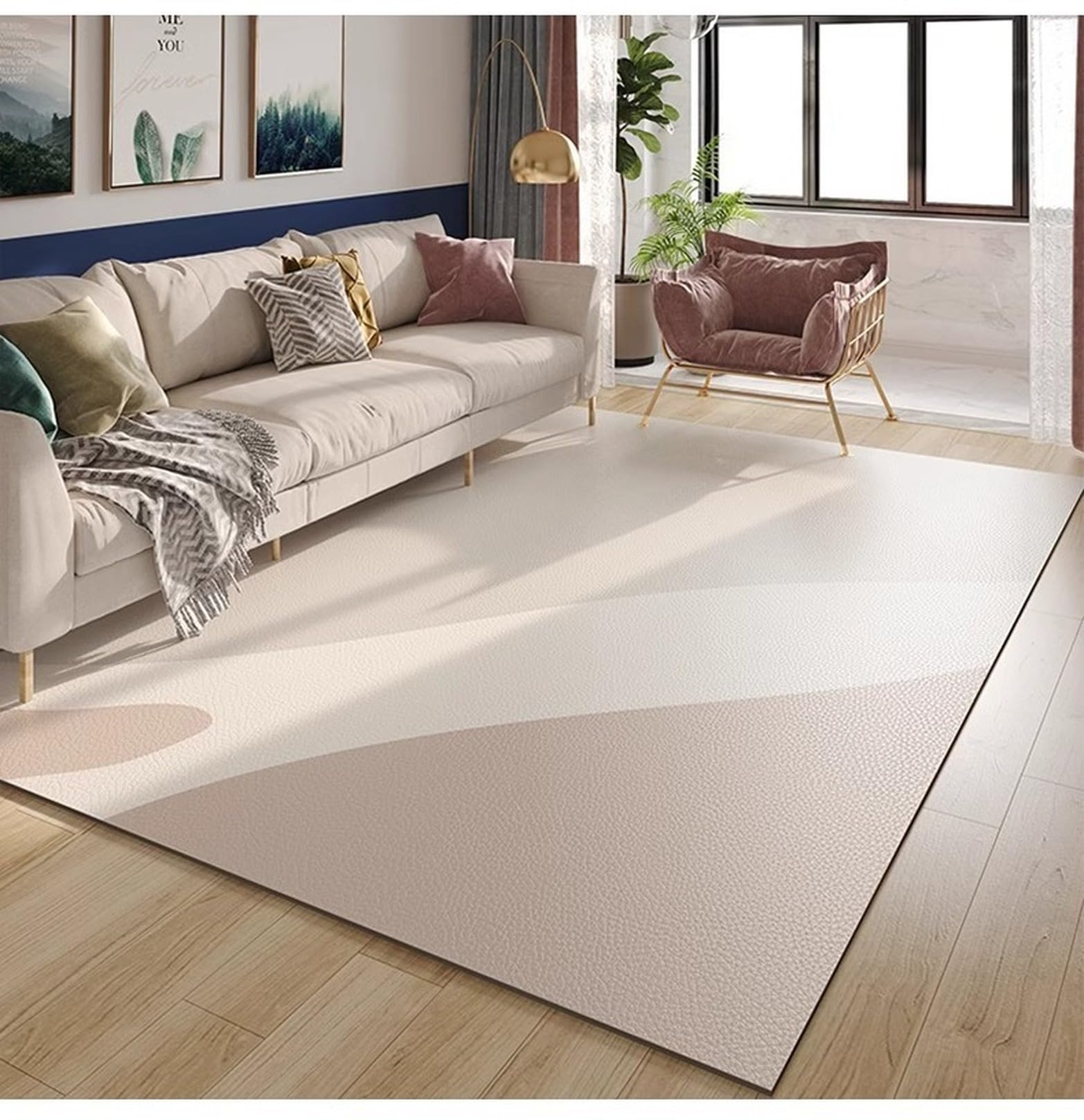 Amazon | ラグマット カーペット PUレザー PVC 拭ける 汚れ防止 防水 