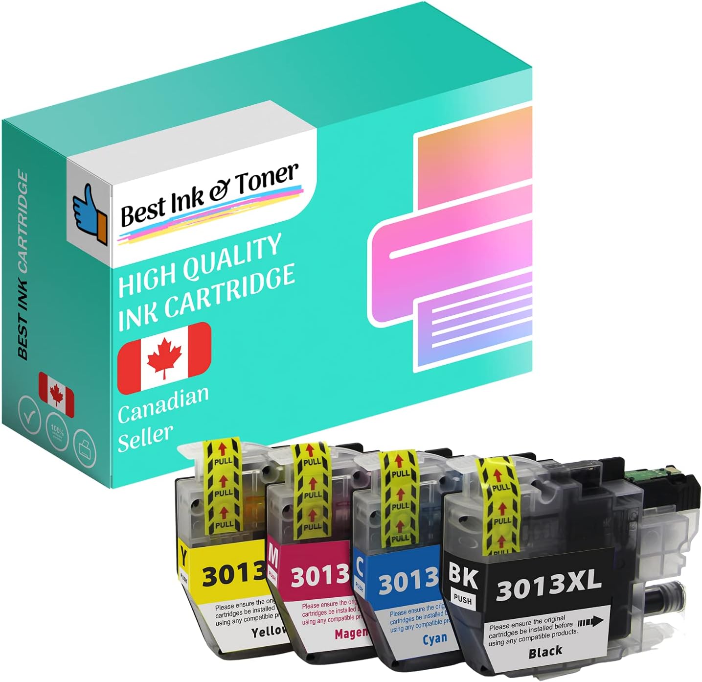 Cartucce A Getto D'inchiostro Compatibili Cartuccia Inchiostro Compatibile LC3013 Per Stampanti Brother MFC-J895DW, J690DW, J491DW, J497DW Inchiostro Compatibile Per Mfc-j895dw - Foto 8