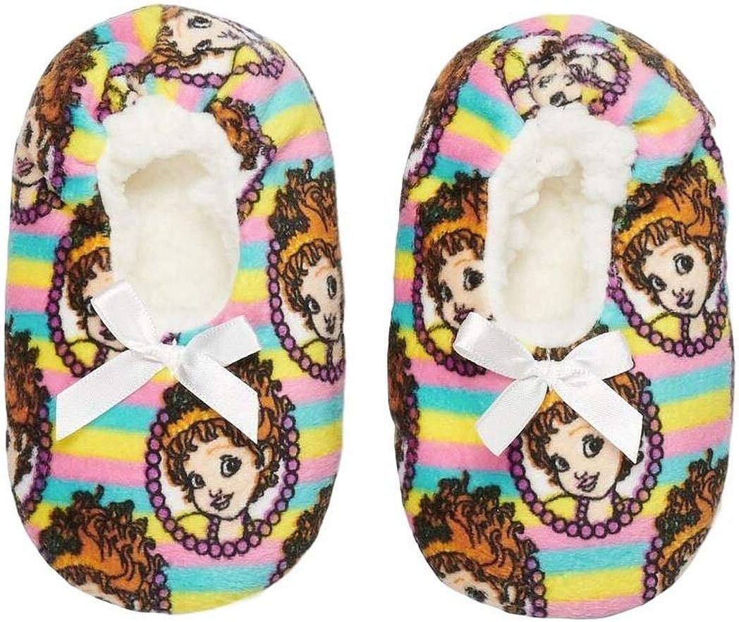 女の子用スリッパ Babba Fuzzy Nancy キャラクター M/L 靴サイズ13-4