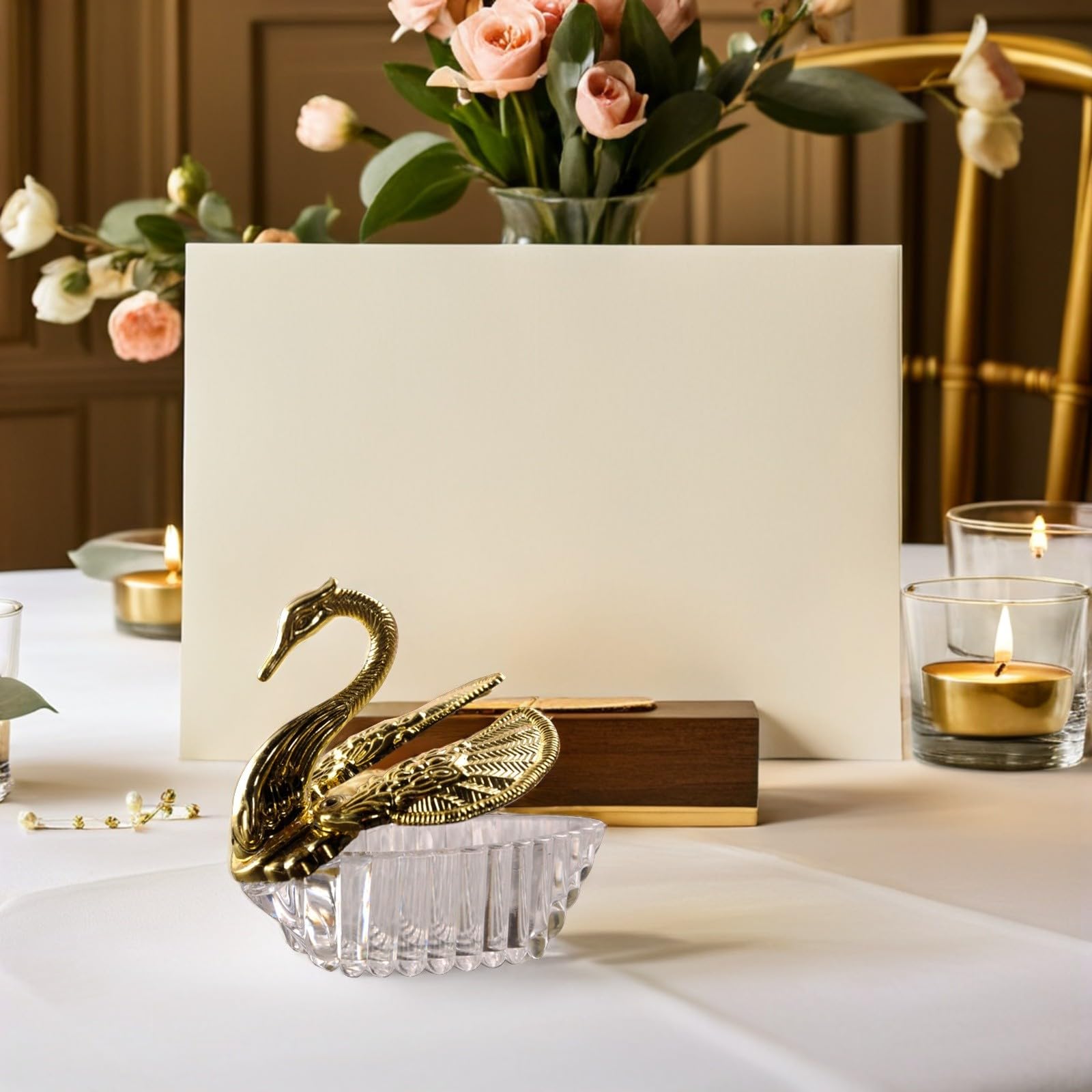 GANAZONO Kleine Geschenke für Hochzeit 24 Stück Europäische Stil Bonbonieren aus Acryl mit Feiner Verarbeitung und Einzigartiger Form als Aufbewahrungsbox für Süßigkeiten bei Hochzeiten