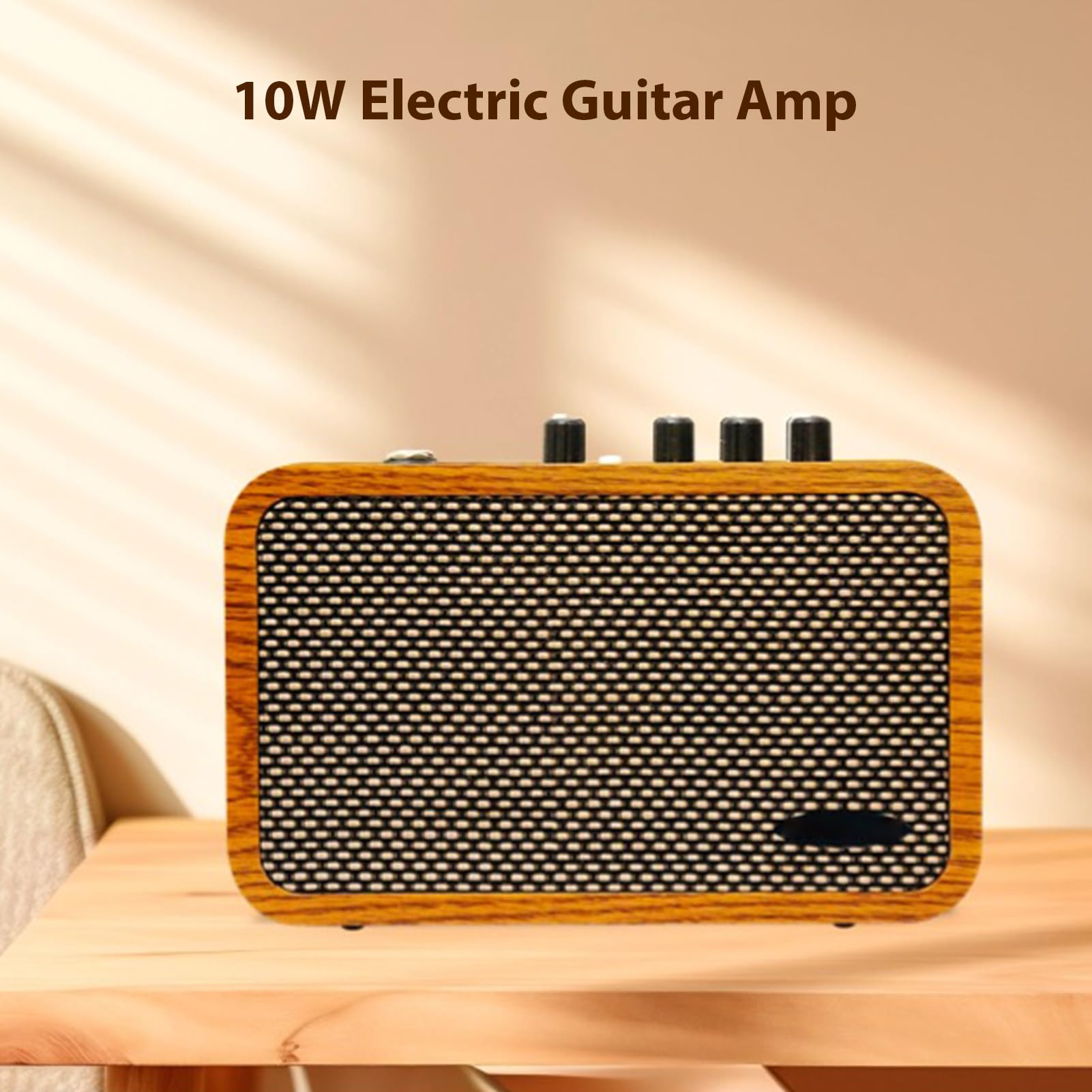 10 W Przenośny Wzmacniacz Gitarowy, Wzmacniacz Elektryczny z Interfejsem BT, OTG do Nagrywania Mobilnego