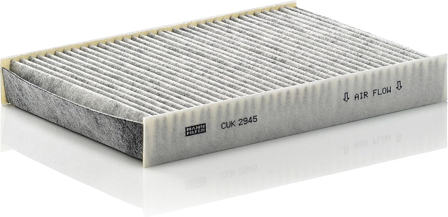 MANN-FILTER CUK 2945 Cabin Air Filter - Pollen Filter with Activated Carbon - For Cars