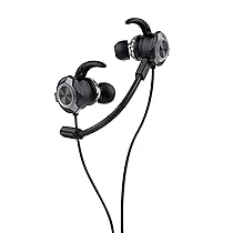 GXTrust 406 Pine Auricolari Gaming Con FIlo per Nintendo Switch PS5 PS4 Xbox Telefono Android, 3.5 mm, Cuffie In Ear Gaming con Microfono Rimovibile, Controllo Integrato, Custodia Inclusa, Nero