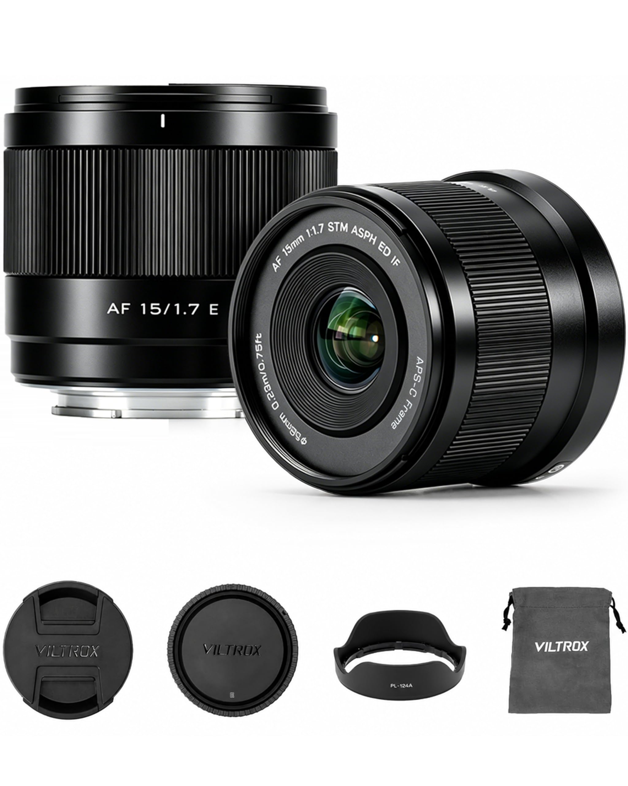 Amazon.co.jp: VILTROX AF 15mm F1.7 APS-C 広角プライムレンズ Sony E