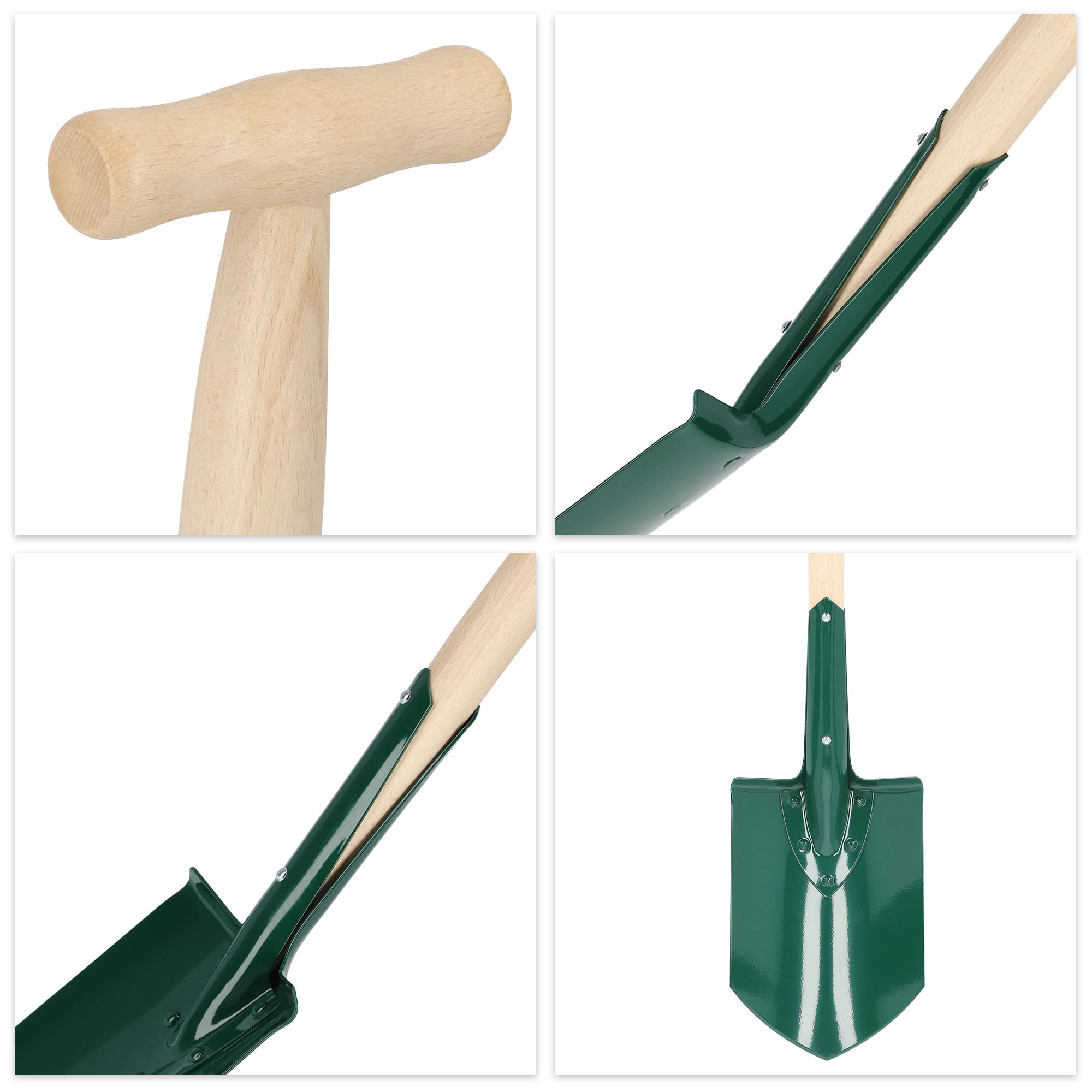Spaziali di Kadax, patate giardiniere fossa, pala da giardino con manico in legno, pala, pala tomba, picche tombe giardino, pavimenti duri, pietrosi, vanga vegetale (appunti, mantello a T)
