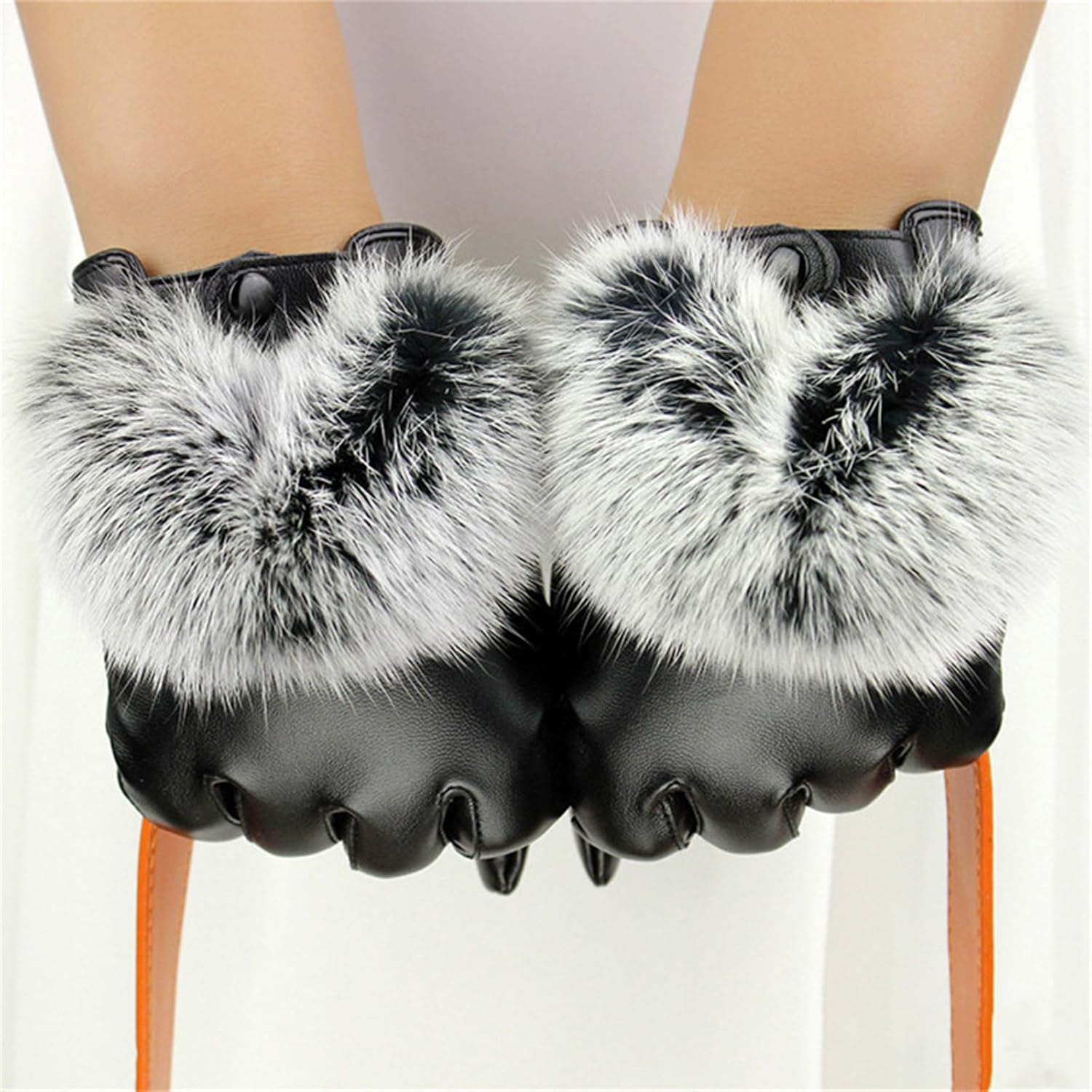 [小さな店] 手袋 レディース 防寒手袋 タッチスクリーン手袋 暖かい革手袋 レディース パッド入り手袋 保温 通勤 通学 旅行 自