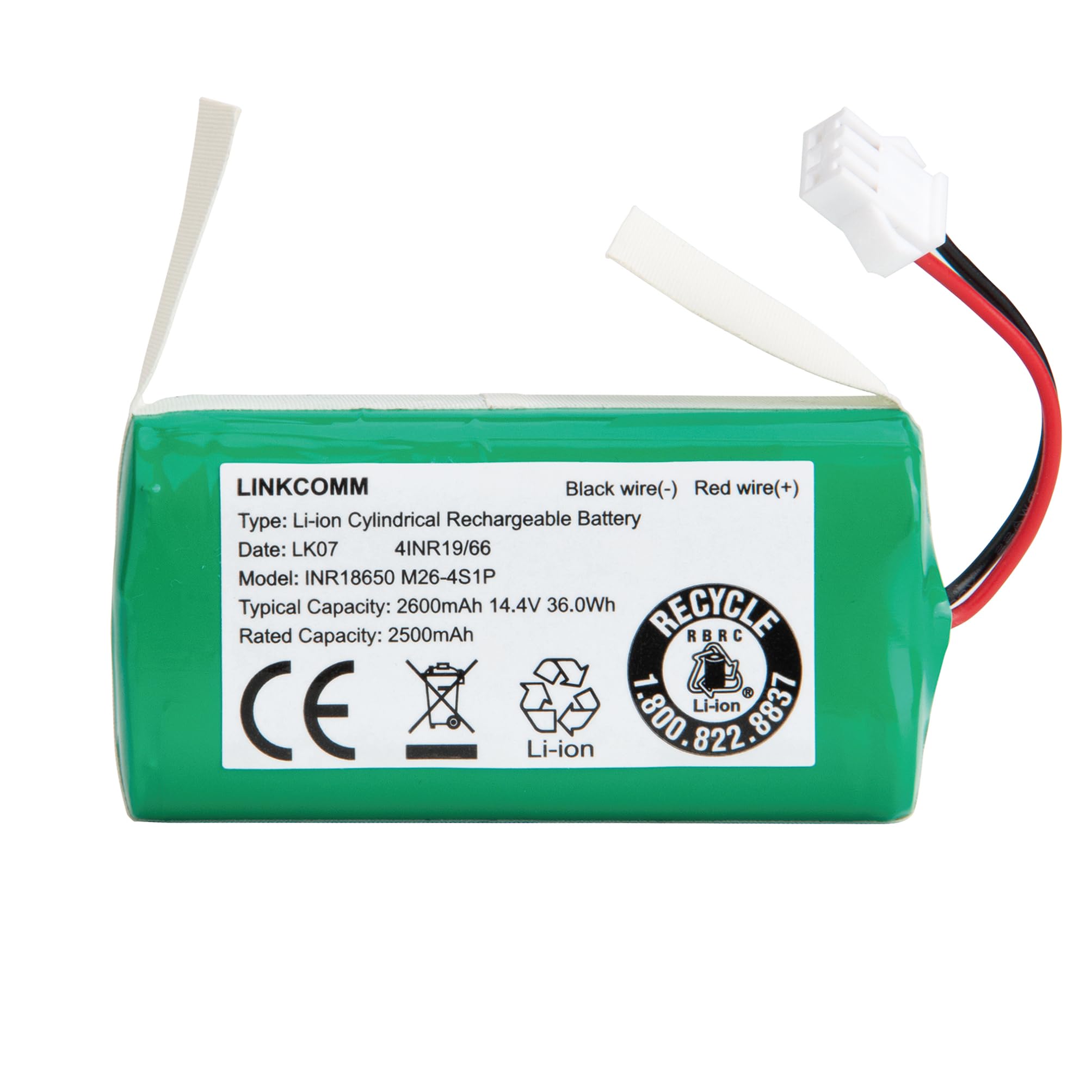 Amazon.com: LINKCOMM Battery Replacement for Ecovacs Deebot Robot ...