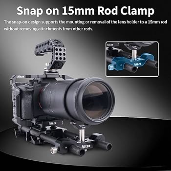 Nitze 15mm ユニバーサルレンズサポート Amazon.com : Nitze 15mm Universal Lens Support with Rolling