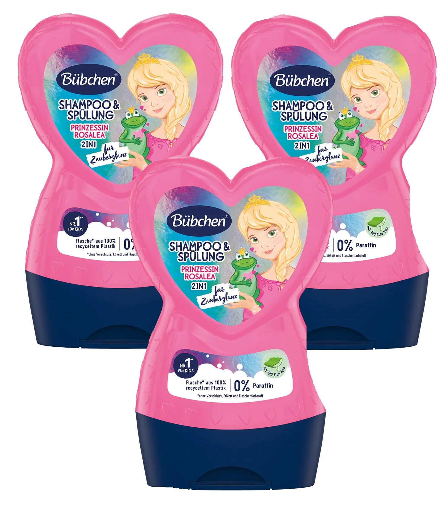 Bübchen KIDS Shampoo & Spülung Prinzessin Rosalea 3x 230ml